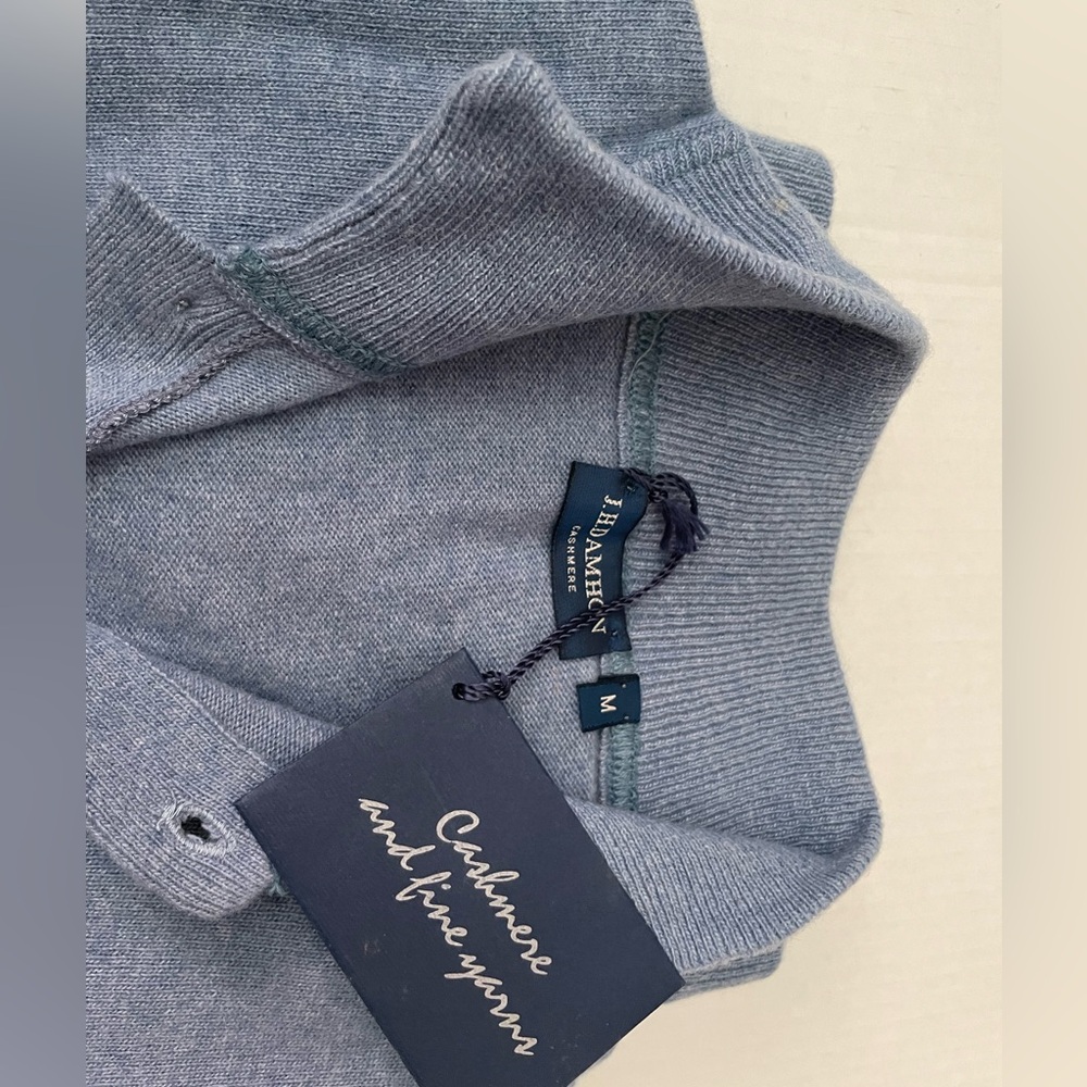 Cashmere/ Merino wool blend  Sweater 
3 Button M